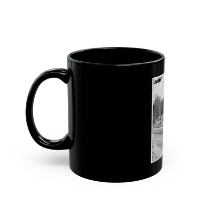 Atlanta, Ga. City Hall; Camp Of 2d Massachusetts Infantry On The Grounds (U.S. Civil War) Black Coffee Mug