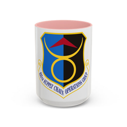 635th Supply Chain Operations Group (U.S. Air Force) Accent Coffee Mug