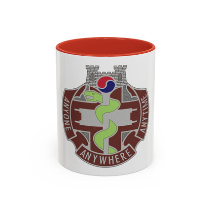 421 Medical Battalion (U.S. Army) Accent Coffee Mug