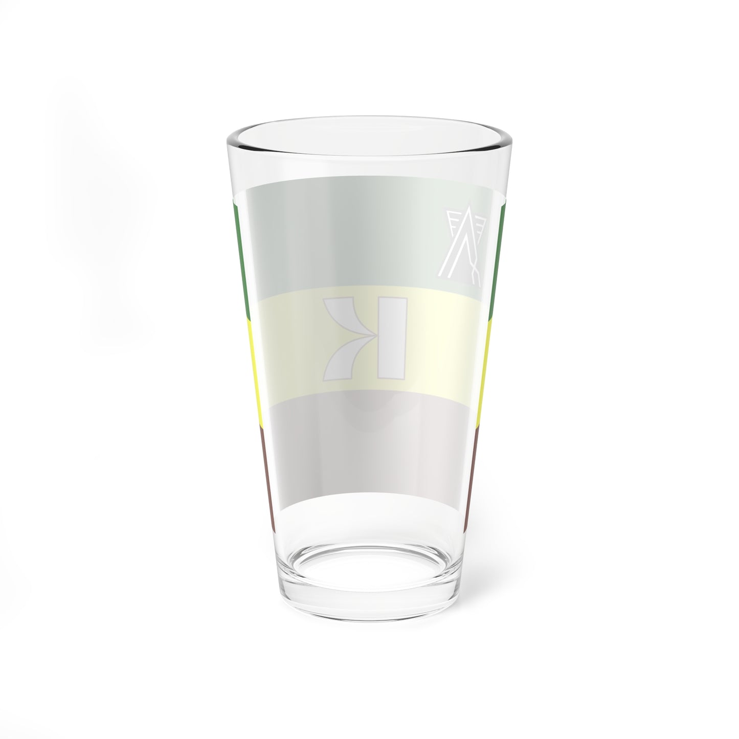 Flag of Kariwa Niigata no text (Japan) Pint Glass 16oz