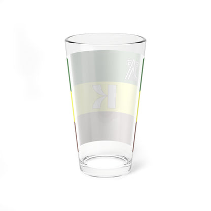 Flag of Kariwa Niigata no text (Japan) Pint Glass 16oz
