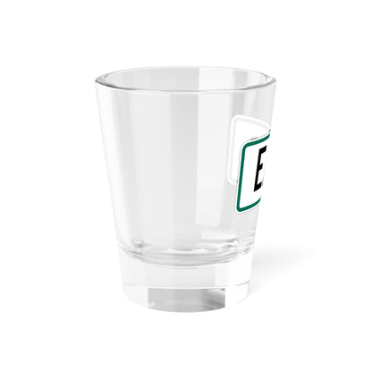 East plate South Dakota (South Dakota) (Road Sign) Shot Glass 1.5oz