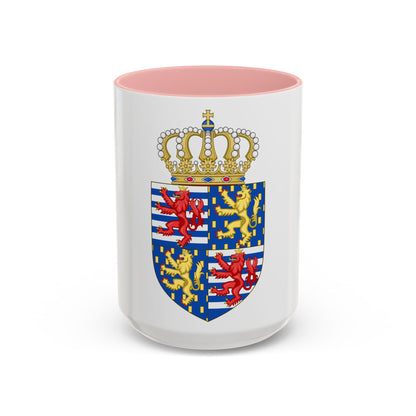 Lesser coat of arms of the Grand Duke of Luxembourg (2000) - Accent Coffee Mug