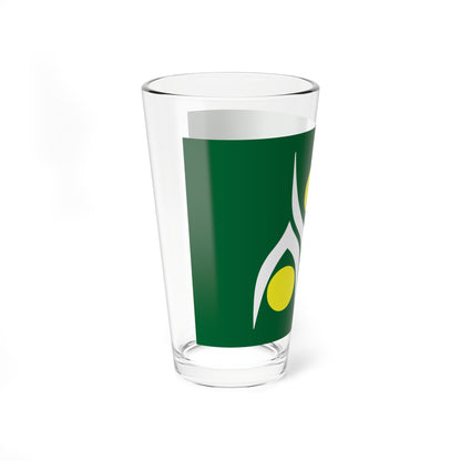 Flag of Aya Miyazaki (Japan) Pint Glass 16oz