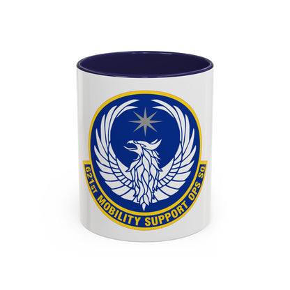 621 Mobility Support Operations Squadron AMC (U.S. Air Force) Accent Coffee Mug