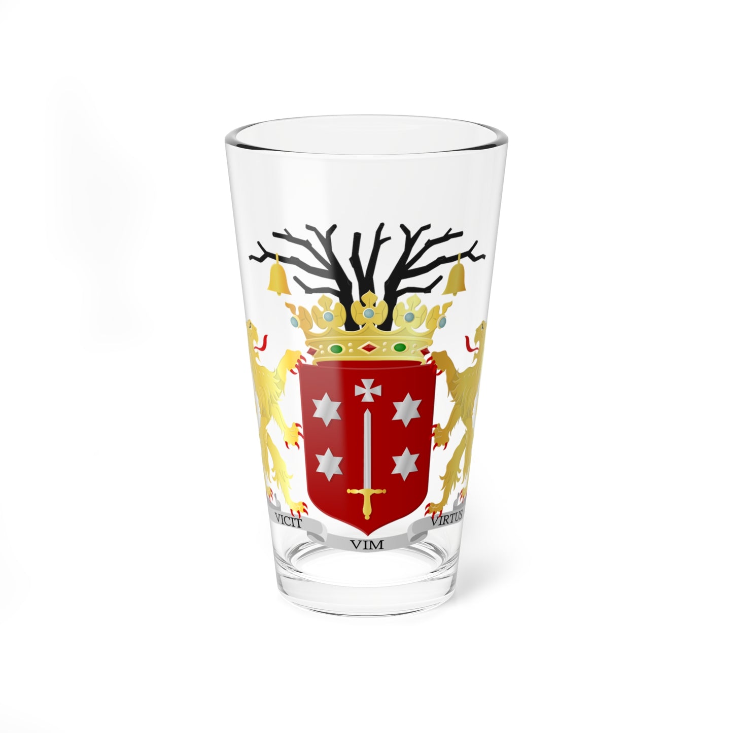 Wapen Haarlem (Netherlands) (Coat of Arms) Pint Glass 16oz