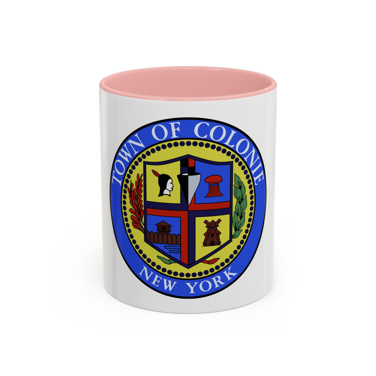 Seal of town of Colonie - Accent Coffee Mug