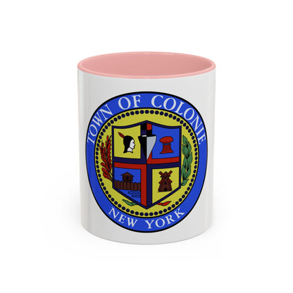Seal of town of Colonie - Accent Coffee Mug