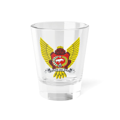 Logo Kota Kediri - Seal of Kediri City (Indonesia) (Coat of Arms) Shot Glass 1.5oz