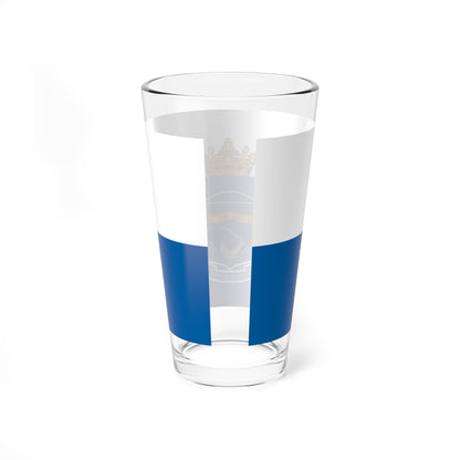 Flag of Rabahidveg (Hungary) Pint Glass 16oz