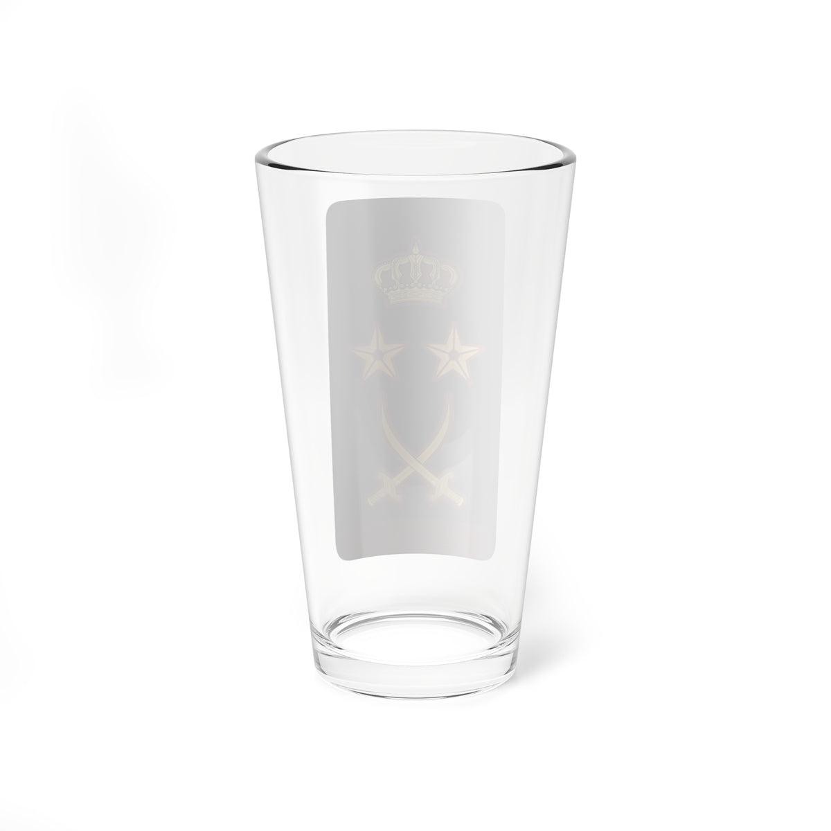 16. QENF GEN (Qatar) (Military Rank) Pint Glass 16oz