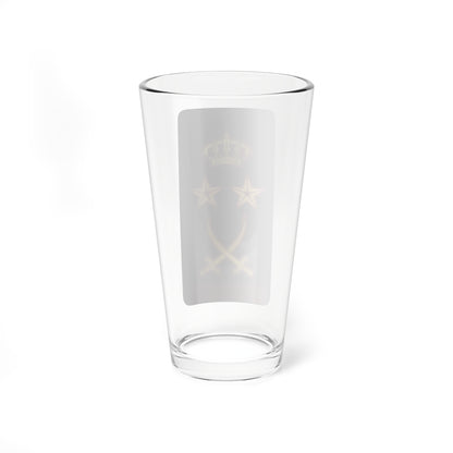 16. QENF GEN (Qatar) (Military Rank) Pint Glass 16oz