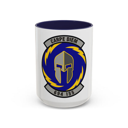 694th Intelligence Support Squadron (U.S. Air Force) Accent Coffee Mug