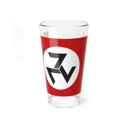 Flag of the Afrikaner Weerstandsbeweging (South Africa) Pint Glass 16oz