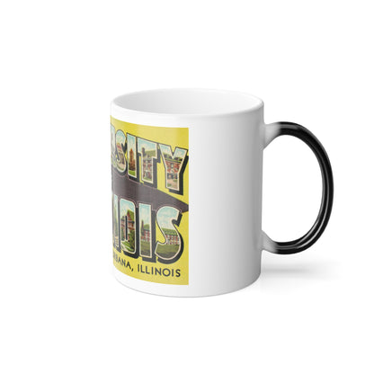 Greetings From The University of Illinois (Greeting Postcards) Color Changing Mug 11oz