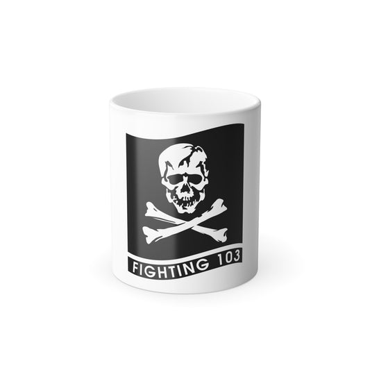 VFA 103 Jolly Rogers (U.S. Navy) Color Changing Mug 11oz