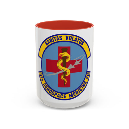 92d Aerospace Medicine Squadron (U.S. Air Force) Accent Coffee Mug