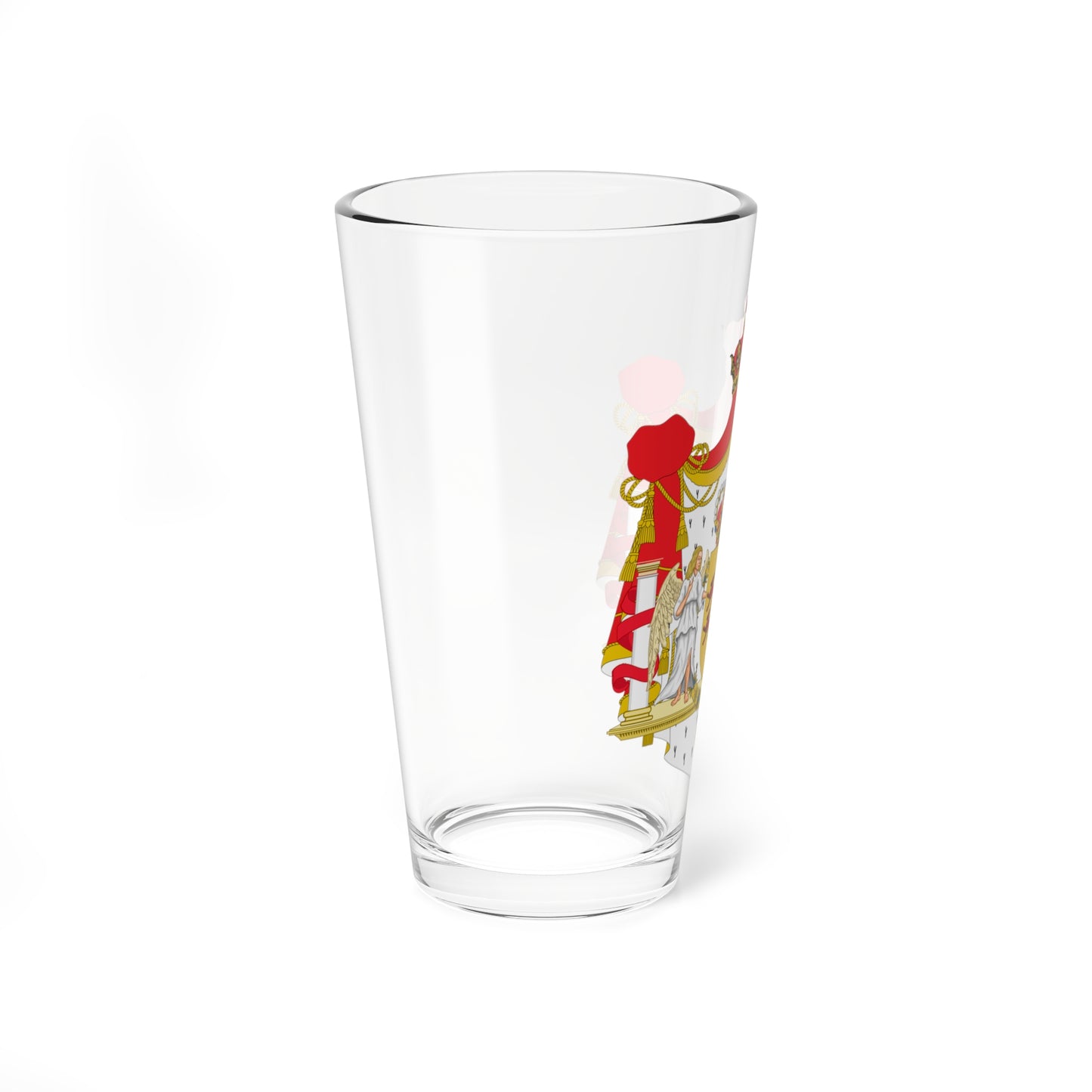 Escudo Casa de Osorio de Moscoso como grandes de España (Portugal) (Coat of Arms) Pint Glass 16oz