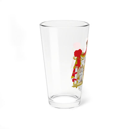 Escudo Casa de Osorio de Moscoso como grandes de España (Portugal) (Coat of Arms) Pint Glass 16oz