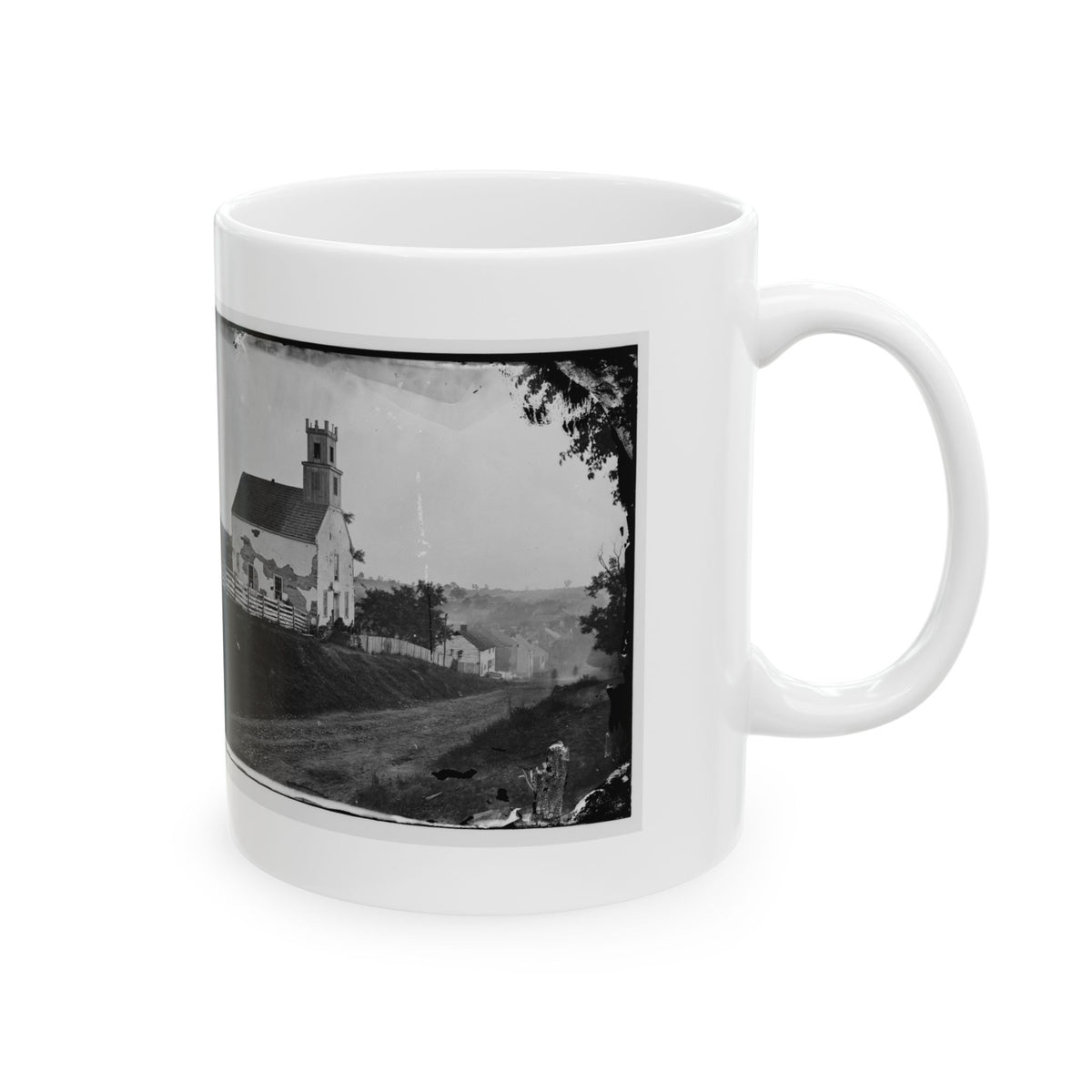 Sharpsburg, Md. Lutheran Church (U.S. Civil War) White Coffee Mug