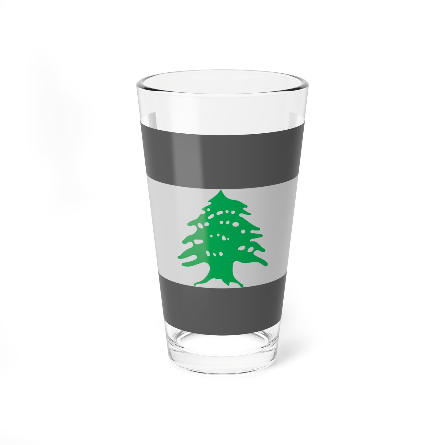 Flag of Lebanon - Cedar Tree (Lebanon) Pint Glass 16oz