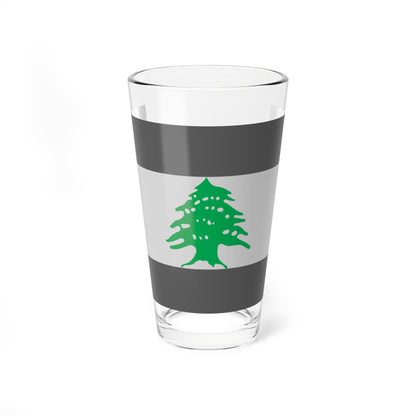 Flag of Lebanon - Cedar Tree (Lebanon) Pint Glass 16oz