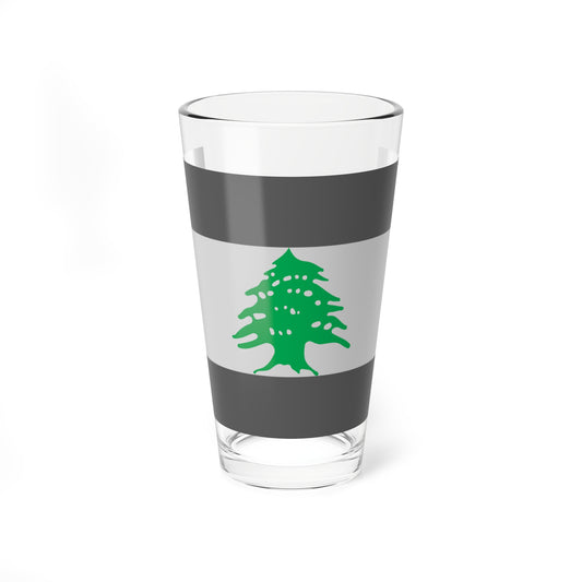 Flag of Lebanon - Cedar Tree (Lebanon) Pint Glass 16oz