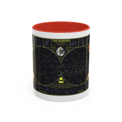Heavens. The (1970) (Map) Accent Coffee Mug