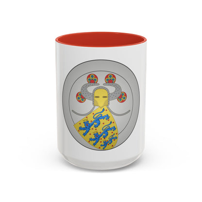 Coat of arms of Valdemar IV of Denmark - Accent Coffee Mug