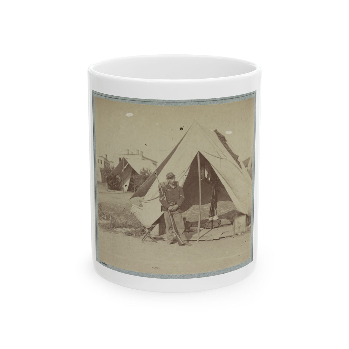 22d New York State Militia Near Harpers Ferry, Va., 1861 I.E.1862 001 (U.S. Civil War) White Coffee Mug