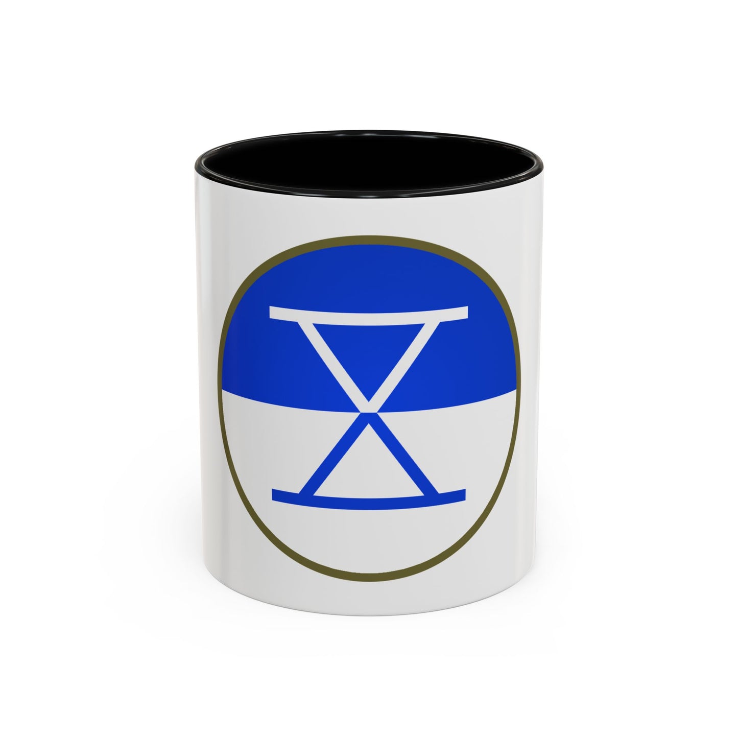 X Corps (U.S. Army) Accent Coffee Mug