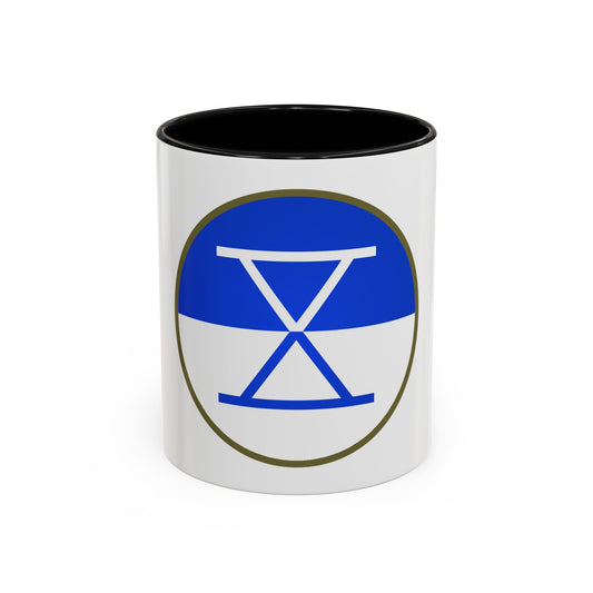 X Corps (U.S. Army) Accent Coffee Mug