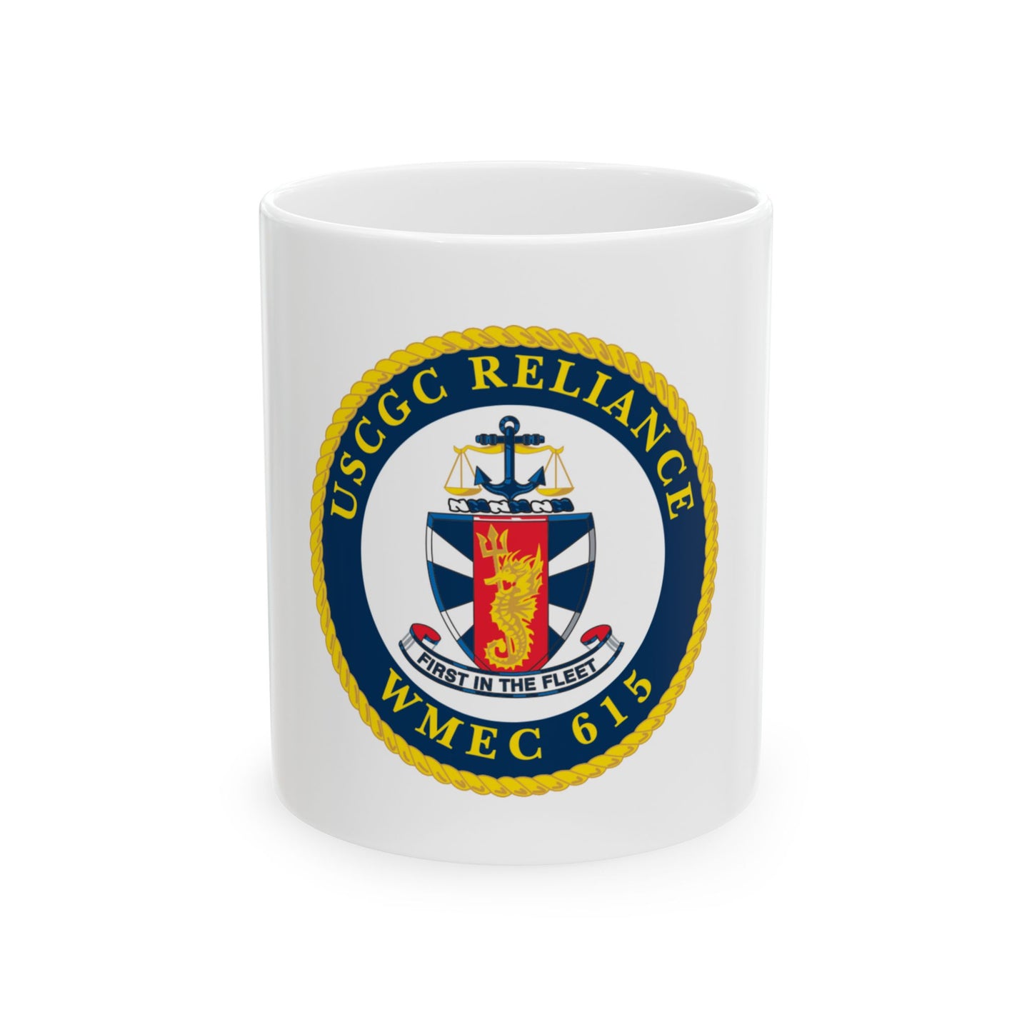 USCGC Reliance   Glassware (U.S. Coast Guard) White Coffee Mug