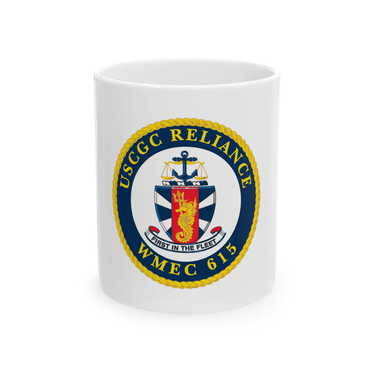 USCGC Reliance   Glassware (U.S. Coast Guard) White Coffee Mug