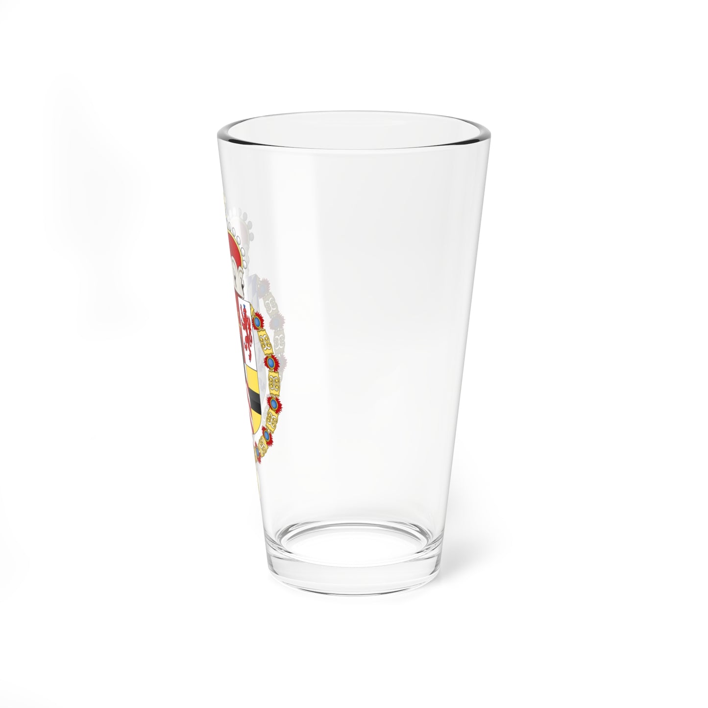 Coat of Arms of Wolfgang Wilhelm Count Palatine of Neuburg Order of the Golden Fleece (Germany) (Coat of Arms) Pint Glass 16oz