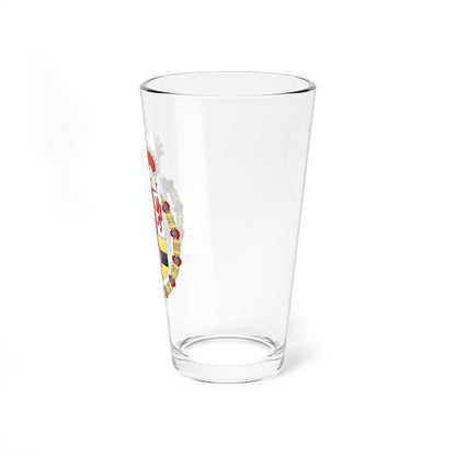 Coat of Arms of Wolfgang Wilhelm Count Palatine of Neuburg Order of the Golden Fleece (Germany) (Coat of Arms) Pint Glass 16oz