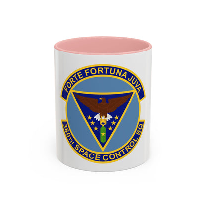 380th Space Control Squadron (U.S. Air Force) Accent Coffee Mug