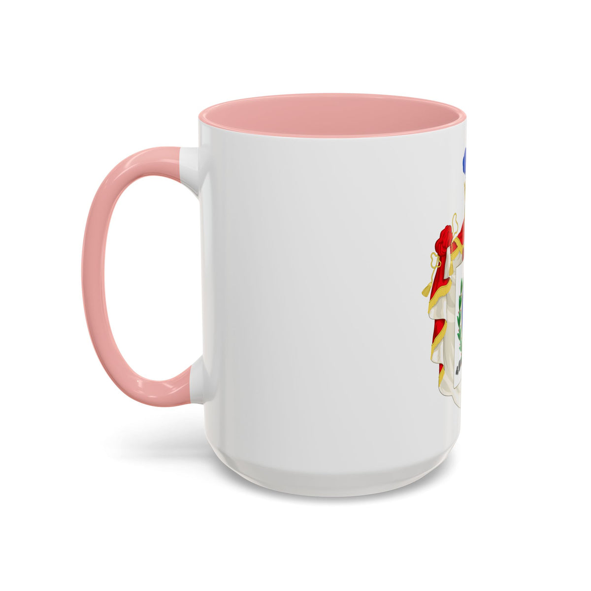 Ornamented Coat of Arms of Chile (1819-1834) Cerro Castillo Version - Accent Coffee Mug