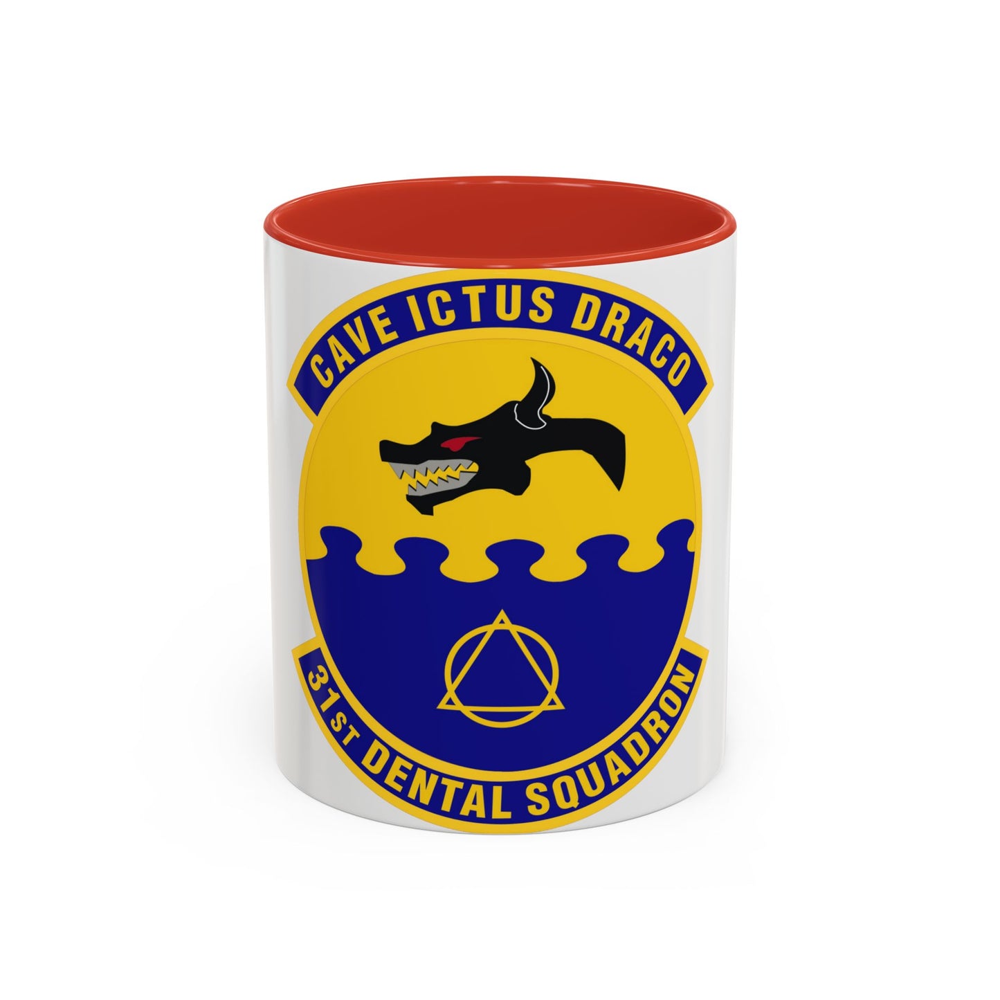 31st Dental Squadron (U.S. Air Force) Accent Coffee Mug