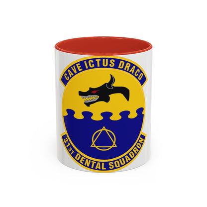 31st Dental Squadron (U.S. Air Force) Accent Coffee Mug