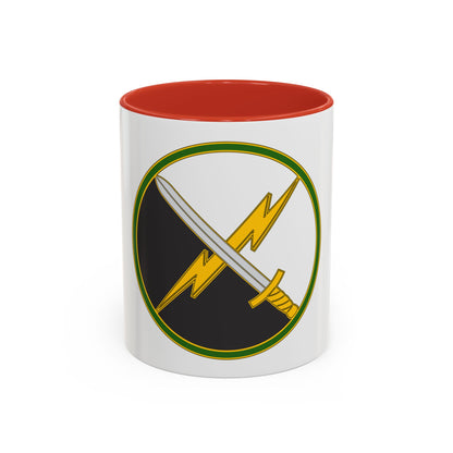 First Information Operations Command CSIB (U.S. Army) Accent Coffee Mug