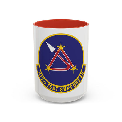 412th Test Support Squadron (U.S. Air Force) Accent Coffee Mug