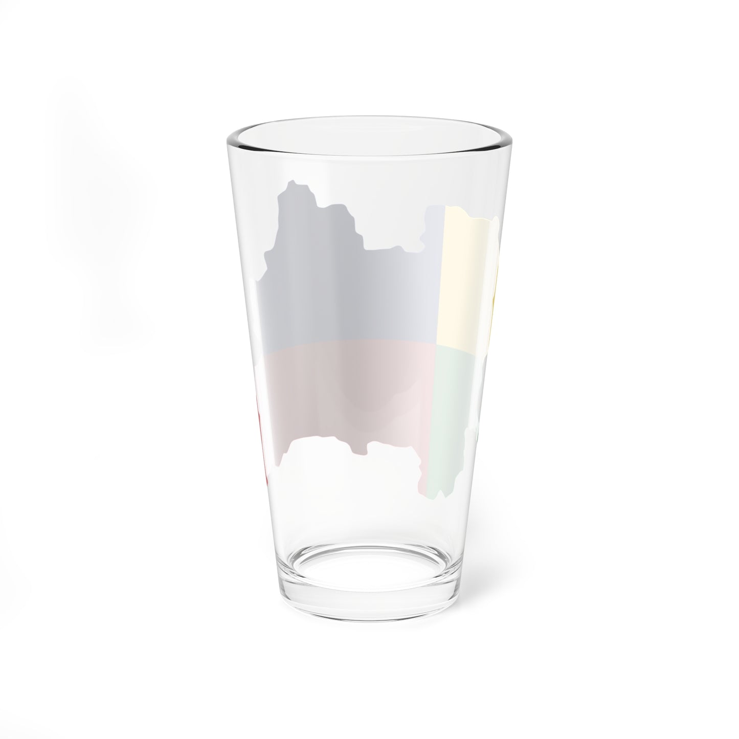 Flag Map Of The Zilina Region (Slovakia) Pint Glass 16oz