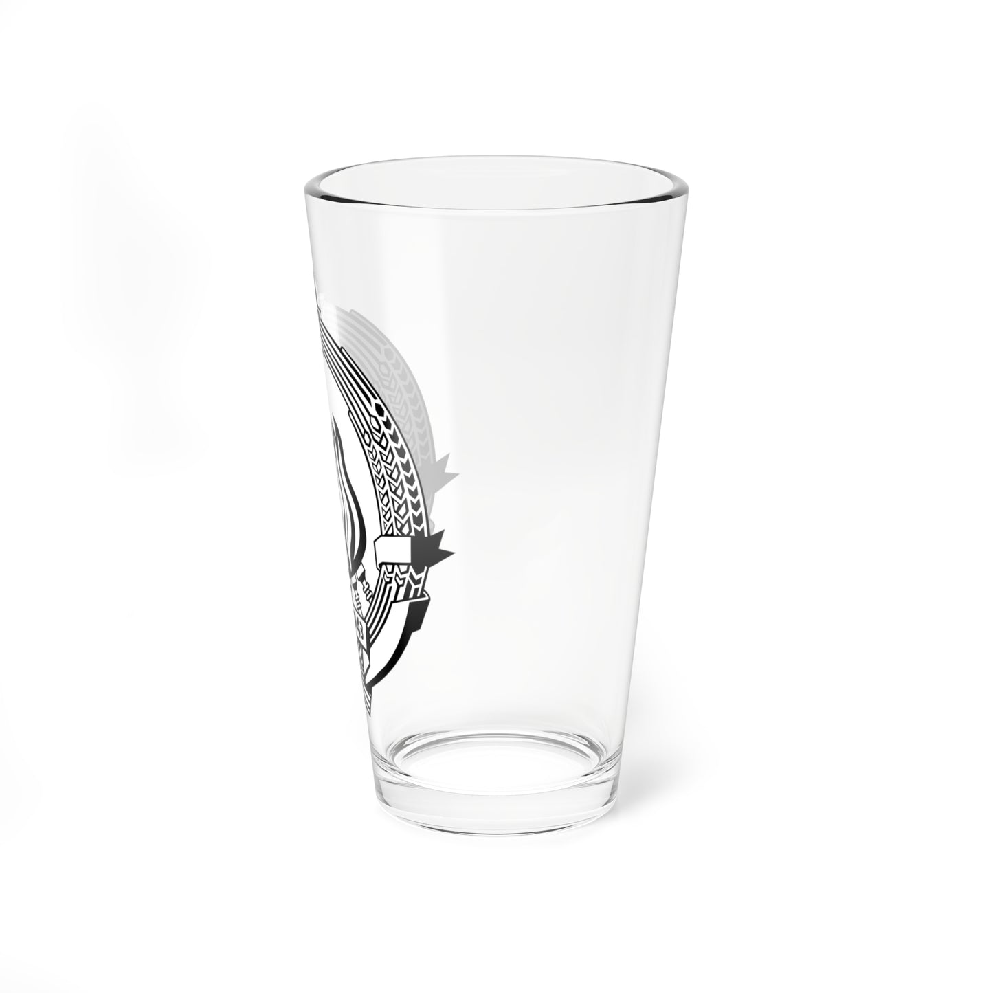 Emblem of SFR Yugoslavia stamp version (Yugoslavia) (Coat of Arms) Pint Glass 16oz