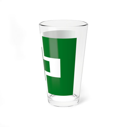 Flag of safety and health (Japan) Pint Glass 16oz