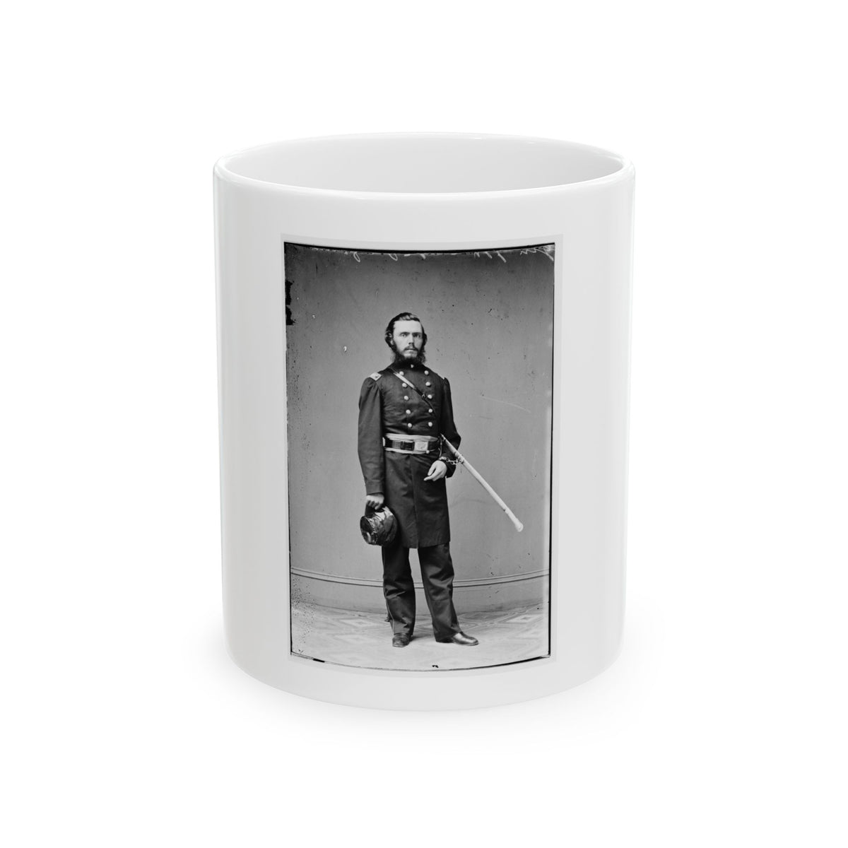Brig. Gen. John Riggin 001 (U.S. Civil War) White Coffee Mug