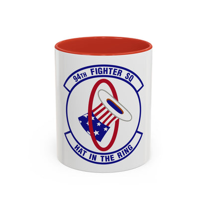 94 Fighter Squadron ACC (U.S. Air Force) Accent Coffee Mug