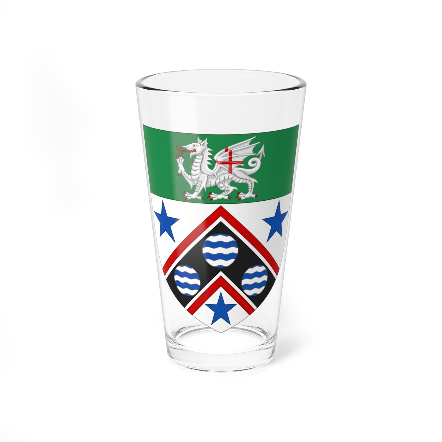 Shield of London Metropolitan University (United Kingdom) (Coat of Arms) Pint Glass 16oz