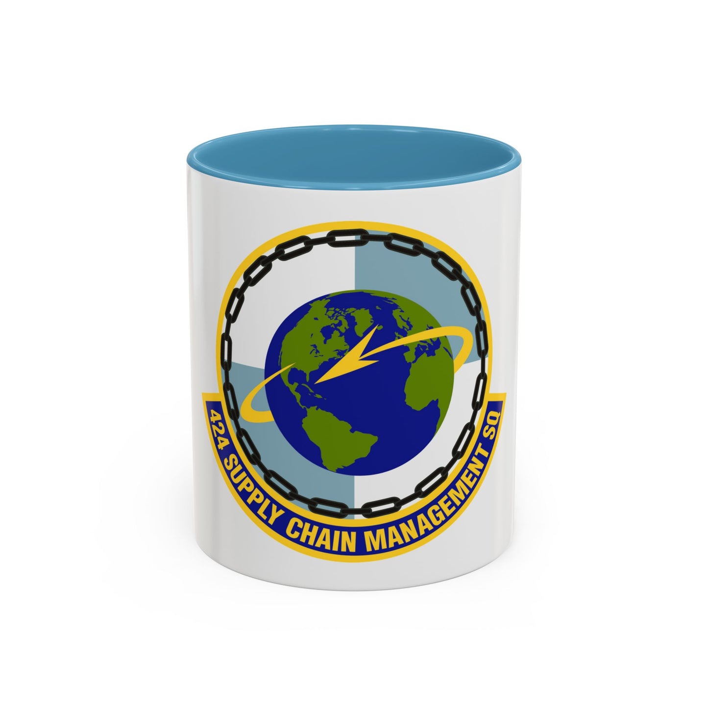 424th Supply Chain Management Squadron (U.S. Air Force) Accent Coffee Mug