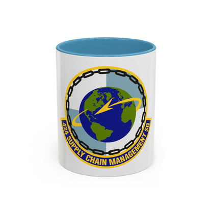 424th Supply Chain Management Squadron (U.S. Air Force) Accent Coffee Mug